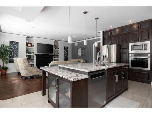 173 Blackburn Drive, Fort Mcmurray, AB - Indoor Photo Showing Kitchen With Stainless Steel Kitchen With Upgraded Kitchen