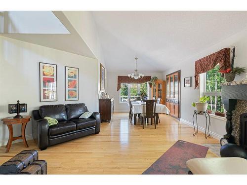 113 Wood Buffalo Way, Fort Mcmurray, AB - Indoor Photo Showing Living Room With Fireplace