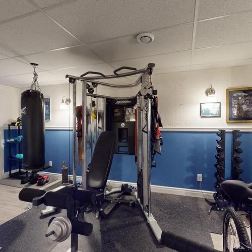 173 Elmore Drive, Fort Mcmurray, AB - Indoor Photo Showing Gym Room