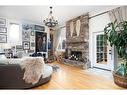 328 Ermine Crescent, Fort Mcmurray, AB  - Indoor Photo Showing Living Room With Fireplace 