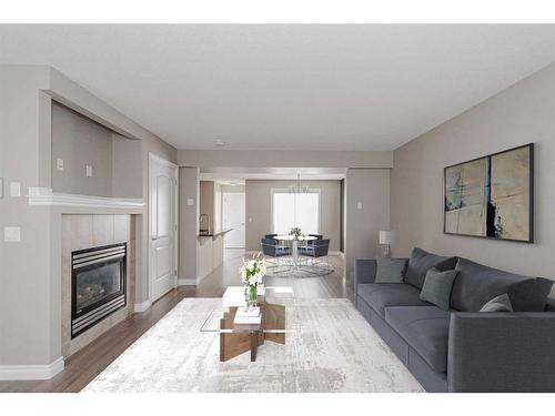 149 Callen Drive, Fort Mcmurray, AB - Indoor Photo Showing Living Room With Fireplace