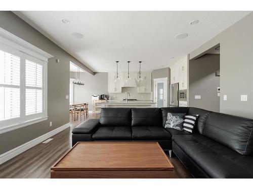 214 Prospect Drive, Fort Mcmurray, AB - Indoor Photo Showing Living Room With Fireplace