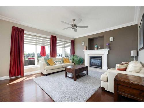 328 Killdeer Way, Fort Mcmurray, AB - Indoor Photo Showing Living Room With Fireplace