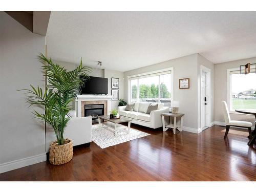 117 Merganser Place, Fort Mcmurray, AB - Indoor Photo Showing Living Room With Fireplace