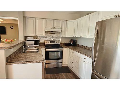 203-248A Grosbeak Way, Fort Mcmurray, AB - Indoor Photo Showing Kitchen With Stainless Steel Kitchen With Double Sink