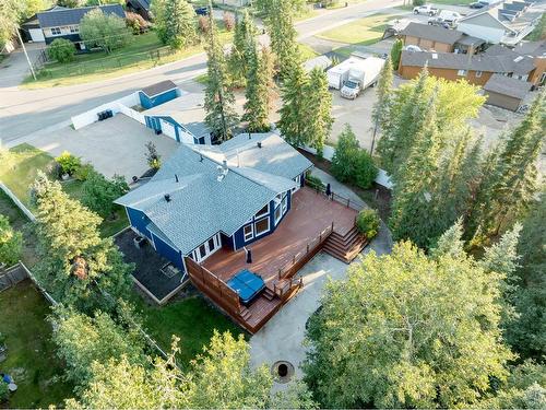 41 Poplar Crescent, Gregoire Lake Estates, AB - Outdoor With Deck Patio Veranda With View