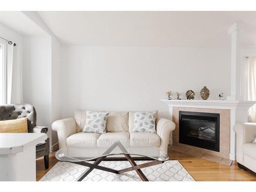 490 Pacific Crescent, Fort Mcmurray, AB - Indoor Photo Showing Living Room With Fireplace