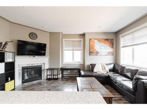 266 Athabasca Avenue, Fort Mcmurray, AB - Indoor Photo Showing Living Room With Fireplace