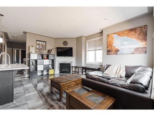 266 Athabasca Avenue, Fort Mcmurray, AB - Indoor Photo Showing Living Room With Fireplace