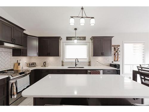 148 Eglert Drive, Fort Mcmurray, AB - Indoor Photo Showing Kitchen With Double Sink With Upgraded Kitchen