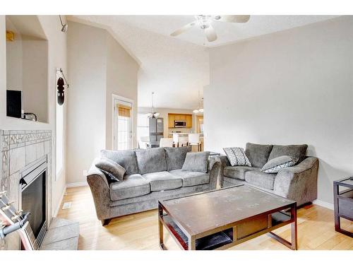 193 Archibald Close, Fort Mcmurray, AB - Indoor Photo Showing Living Room With Fireplace