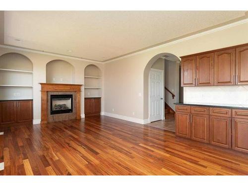 109 Fireweed Crescent, Fort Mcmurray, AB - Indoor Photo Showing Living Room With Fireplace