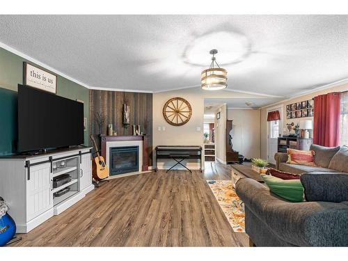 157 Elm Street, Fort Mcmurray, AB - Indoor Photo Showing Living Room With Fireplace