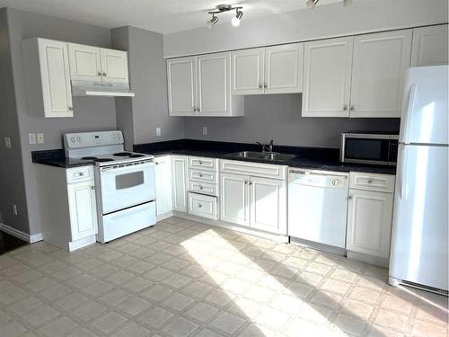 207-123 Arabian Drive, Fort Mcmurray, AB - Indoor Photo Showing Kitchen With Double Sink