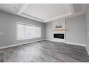 210 Prospect Drive, Fort Mcmurray, AB  - Indoor Photo Showing Living Room With Fireplace 