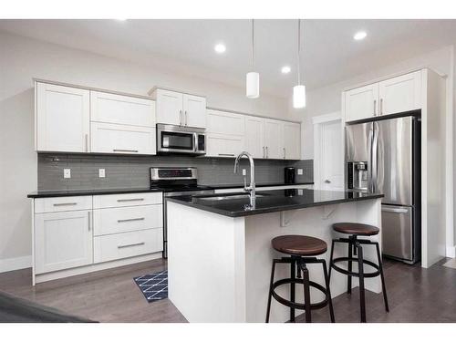 161 Chalifour Street, Fort Mcmurray, AB - Indoor Photo Showing Kitchen With Stainless Steel Kitchen With Upgraded Kitchen