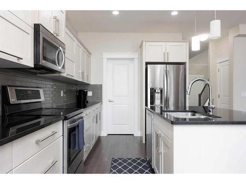 161 Chalifour Street, Fort Mcmurray, AB - Indoor Photo Showing Kitchen With Stainless Steel Kitchen With Double Sink With Upgraded Kitchen