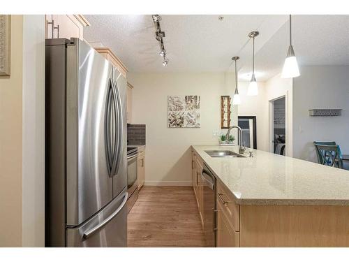 2107-204 Sparrow Hawk Drive, Fort Mcmurray, AB - Indoor Photo Showing Kitchen With Stainless Steel Kitchen With Upgraded Kitchen