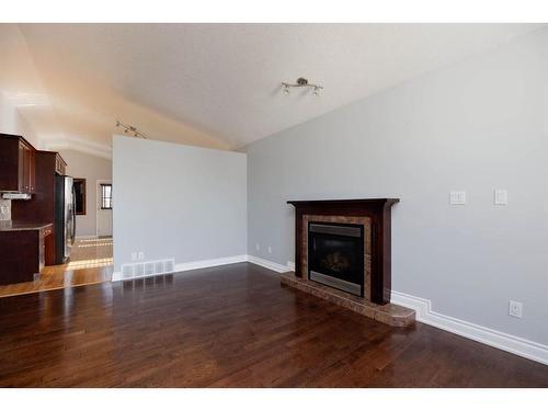 252 Crown Creek Lane, Fort Mcmurray, AB - Indoor Photo Showing Living Room With Fireplace