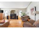 312 Burton Place, Fort Mcmurray, AB  - Indoor Photo Showing Living Room With Fireplace 