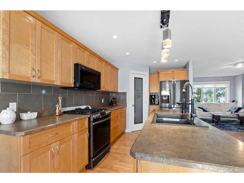 145 Rainbow Creek Drive, Fort Mcmurray, AB - Indoor Photo Showing Kitchen With Double Sink