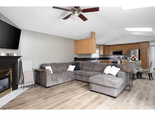 154 Grant Way, Fort Mcmurray, AB - Indoor Photo Showing Living Room With Fireplace