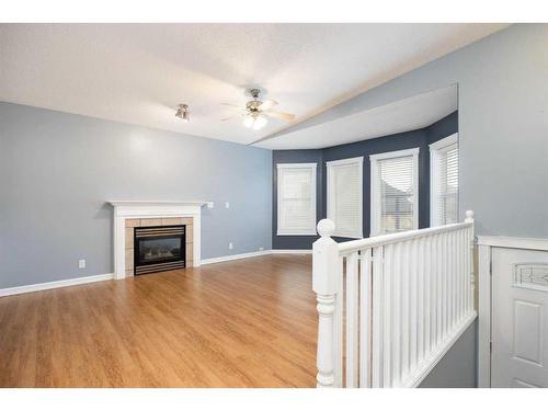 155 Peterson Lane, Fort Mcmurray, AB - Indoor Photo Showing Living Room With Fireplace