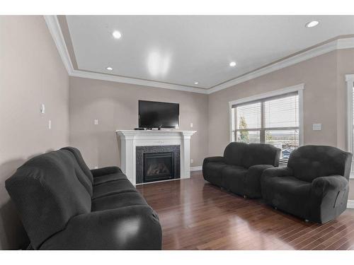 159 Killdeer Way, Fort Mcmurray, AB - Indoor Photo Showing Living Room With Fireplace