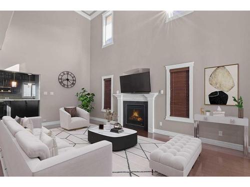 159 Killdeer Way, Fort Mcmurray, AB - Indoor Photo Showing Living Room With Fireplace