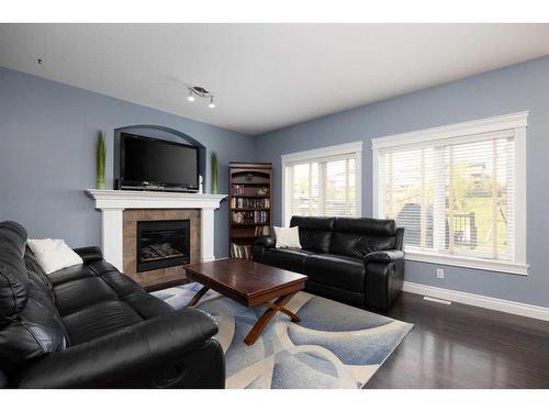 164 Heron Place, Fort Mcmurray, AB - Indoor Photo Showing Living Room With Fireplace