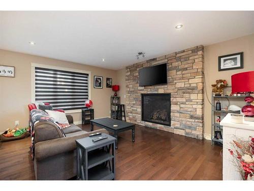 276 Gravelstone Road, Fort Mcmurray, AB - Indoor Photo Showing Living Room With Fireplace