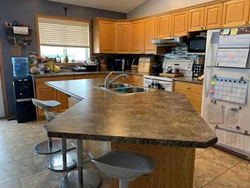 9320 91 Ave, Lac La Biche, AB - Indoor Photo Showing Kitchen With Double Sink