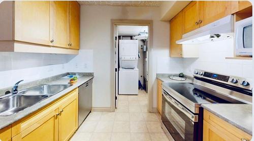 2108-38 Riedel Street, Fort Mcmurray, AB - Indoor Photo Showing Kitchen With Double Sink