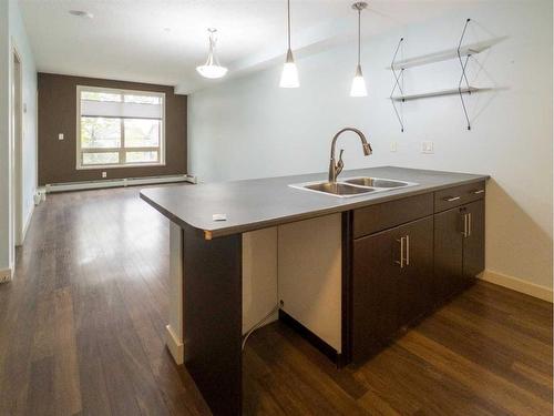 1210-135A Sandpiper Road, Fort Mcmurray, AB - Indoor Photo Showing Kitchen With Double Sink