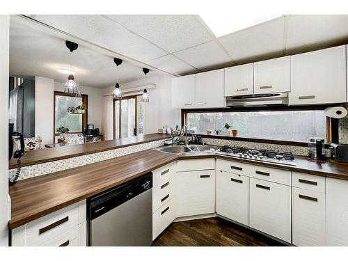 160 Cowley Bay, Fort Mcmurray, AB - Indoor Photo Showing Kitchen With Double Sink