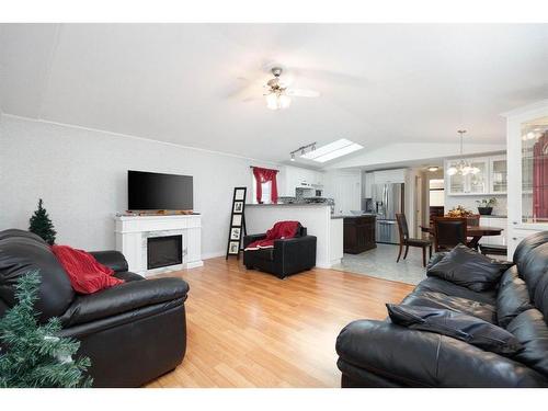 165 Mitchell Drive, Fort Mcmurray, AB - Indoor Photo Showing Living Room With Fireplace