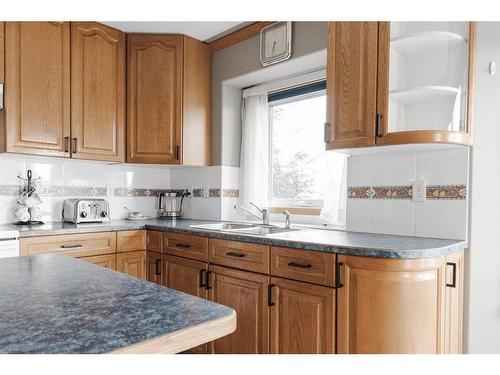 132 Westwood Drive, Fort Mcmurray, AB - Indoor Photo Showing Kitchen With Double Sink