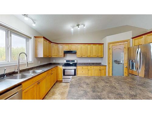 102-13441 Twp Rd 665A, Lac La Biche, AB - Indoor Photo Showing Kitchen With Double Sink