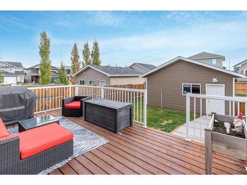 54 Mackenzie Way, Carstairs, AB - Outdoor With Deck Patio Veranda With Exterior