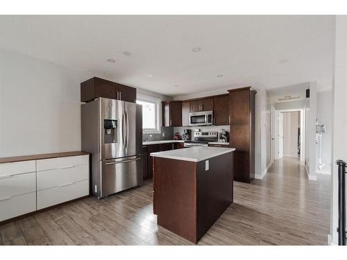 205 Leigh Crescent, Fort Mcmurray, AB - Indoor Photo Showing Kitchen With Stainless Steel Kitchen