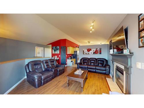 337 Diefenbaker Drive, Fort Mcmurray, AB - Indoor Photo Showing Living Room With Fireplace