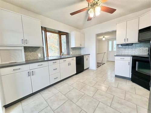 10205 105 Street, Lac La Biche, AB - Indoor Photo Showing Kitchen With Double Sink