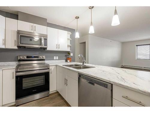 409-115 Denholm Gate, Fort Mcmurray, AB - Indoor Photo Showing Kitchen With Double Sink