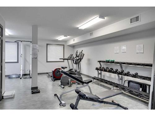 1115-7901 King Street, Fort Mcmurray, AB - Indoor Photo Showing Gym Room