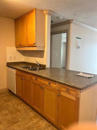 2201-38 Riedel Street, Fort Mcmurray, AB - Indoor Photo Showing Kitchen With Double Sink