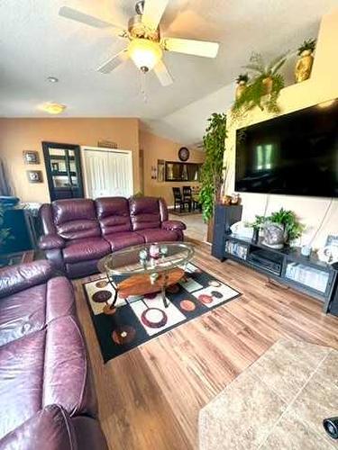 175 Poplar Drive Rr, Conklin, AB - Indoor Photo Showing Living Room With Fireplace