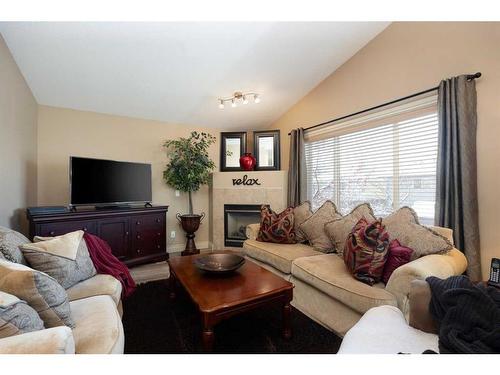 221 Paris Crescent Nw, Fort Mcmurray, AB - Indoor Photo Showing Living Room With Fireplace