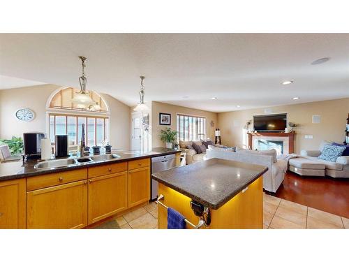 201 Pickles Crescent, Fort Mcmurray, AB - Indoor Photo Showing Kitchen With Double Sink