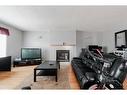 221 Sitka Drive, Fort Mcmurray, AB  - Indoor Photo Showing Living Room With Fireplace 