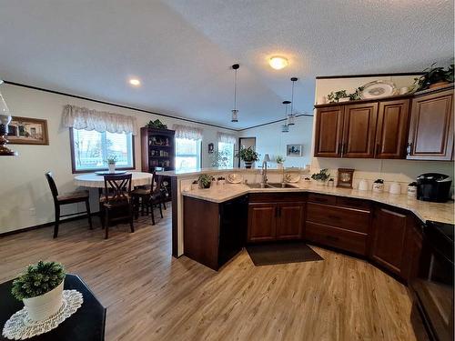 529-13221 Twp Rd 680, Rural Lac La Biche County, AB - Indoor Photo Showing Kitchen With Double Sink